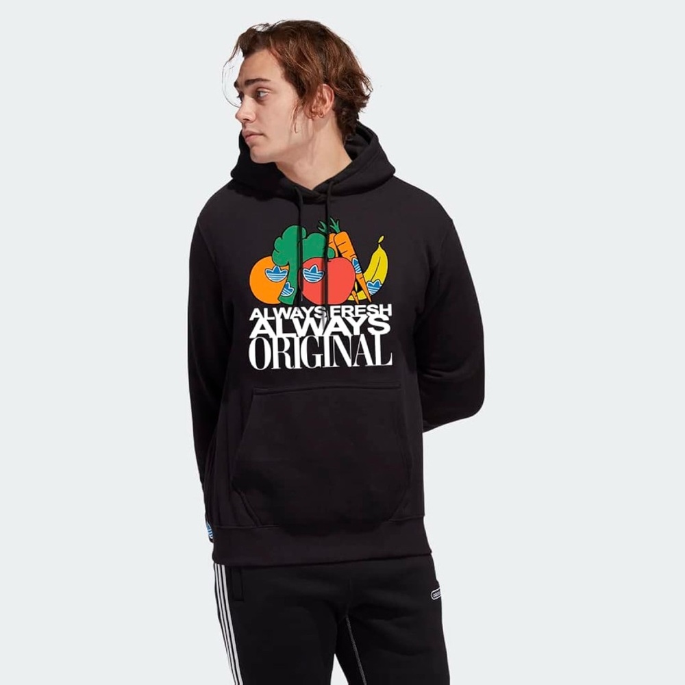 NWT Men’s Adidas Black Graphic Hoodie